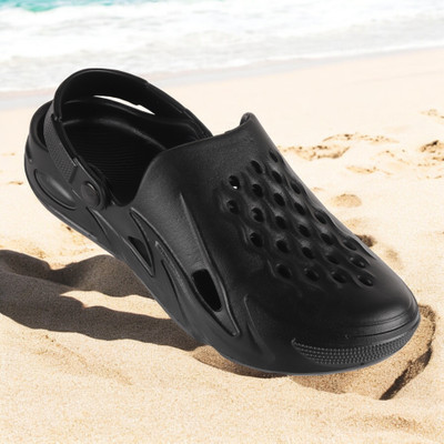 PODDAR Men Clogs(Black , 9)