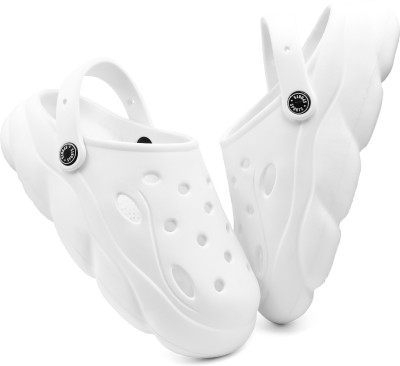 RADDZ SPORTS Women Clogs(White , 5)