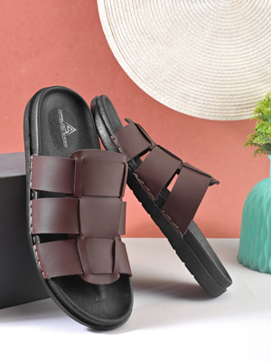 APPELON Men Sandals(Brown , 6)