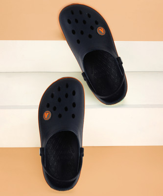 Aqualite Men Clogs(Navy, Grey , 8)