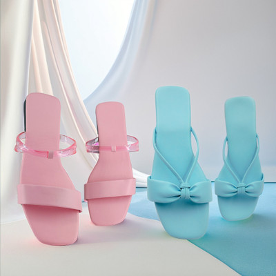 SAYERA Women Heels(Pink, Blue , 9)