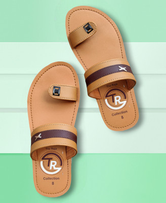 THE RAJA Men Sandals(Brown , 7)