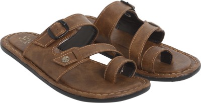 STYLE HEIGHT Men Sandals(Brown , 7)