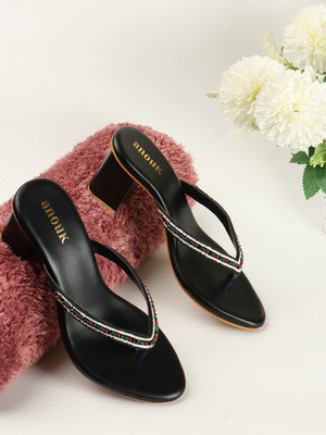 ANOUK Women Heels(Black , 5)