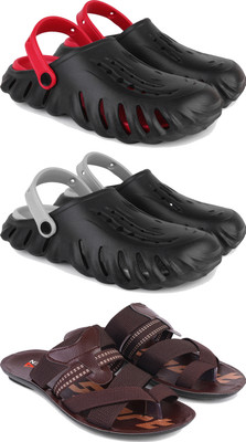 Pennen Men Clogs(Brown , 10)