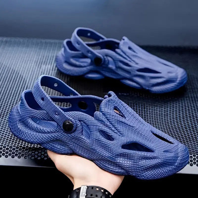 SECRITAS Men Clogs(Blue , 10)