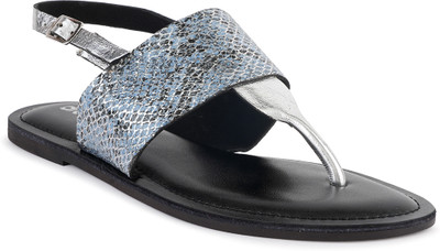 Dressberry Women Flats(Grey, Black , 8)
