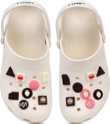 Cassiey Women Clogs(White , 7)