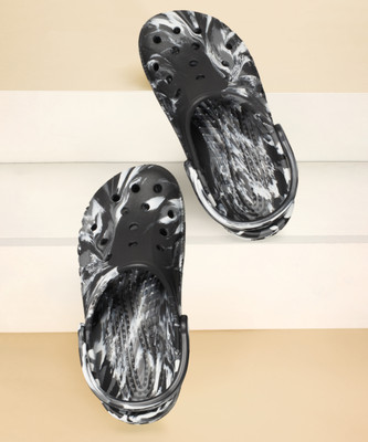 CROCS Baya Men Clogs(Black, Grey, White , 10 UK/India)