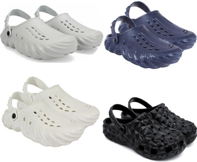 Golf Men Clogs(Grey, Navy, White, Black , 7)