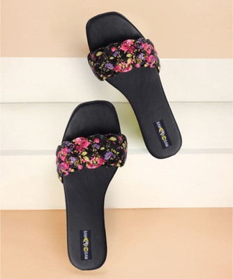 Bambam Women Flats(Black , 5)