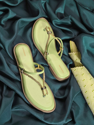 KARADDI Women Casual(Green , 7)