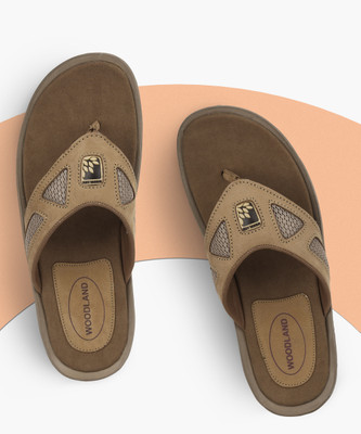WOODLAND Men Slippers(Brown , 7)