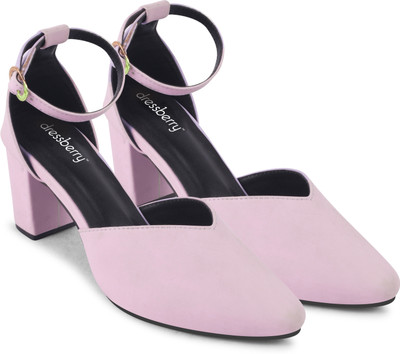 Dressberry Women Heels(Pink , 8)