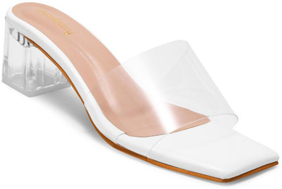 Dressberry Women Heels(White , 3)