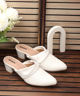 KILLER Women Heels(Off White , 5)
