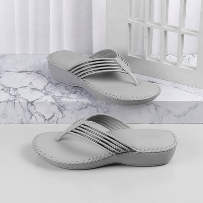 METRO Women Flats(Grey , 3)