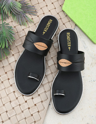 Roadster Women Flats(Black , 3)