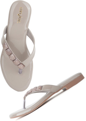 luxyfeel Women Flats(Grey , 8)