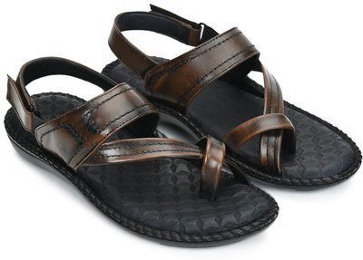 STEPHORN Men Sandals(Tan , 7)