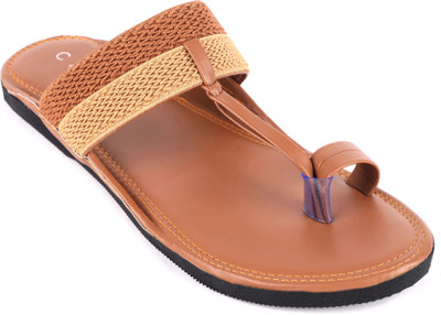 CANVI Men Sandals(Brown , 7)