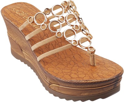 Catwalk Women Wedges(Natural , 9)