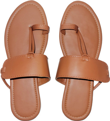 XiZUii Women Flats(Orange , 5)