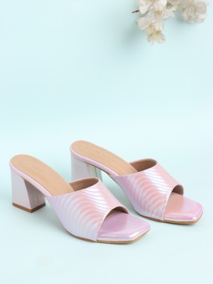 ICONICS Women Pink Heels