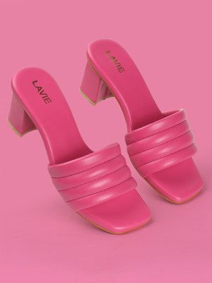 LAVIE Women Heels(Pink , 8)