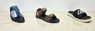 Classica Men Sandals(Blue, Brown, Black , 9)