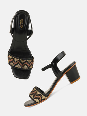 ANOUK Women Heels(Black , 4)