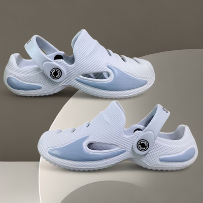 AARJU Men Clogs(Grey , 9)