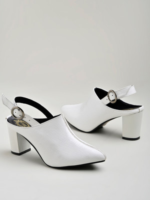 SHOETOPIA Women Heels(White , 3)