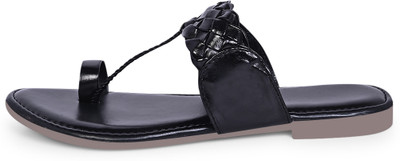 Shoestail Women Flats(Black , 4)