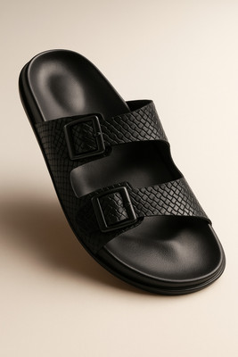 missas group Men Sandals(Black , 10)