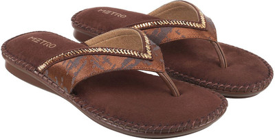 METRO Women Flats(Brown , 3)