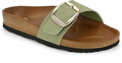 El Paso Women Flats(Green , 5)
