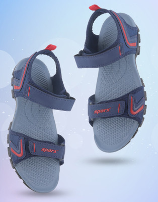 Sparx SS 607 Men Casual(Navy, Red , 9)