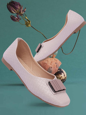 KILLER PT-S-31 Lightweight Comfort Summer Trendy Premium Stylish Party disigin Women Flats(Pink , 5)