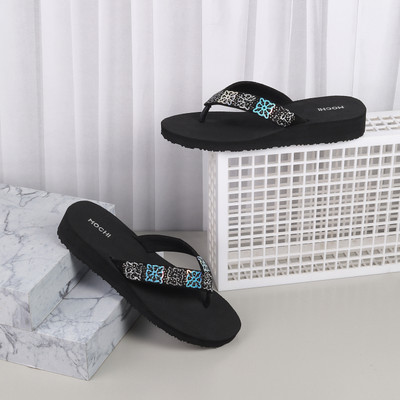 MOCHI Women Flats(Black , 8)
