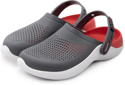 Houfu Men Clogs(Red , 6)