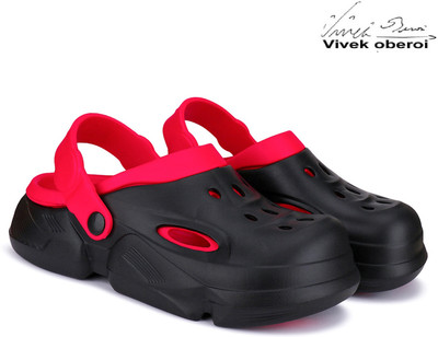 Earton Men Clogs(Red , 10)