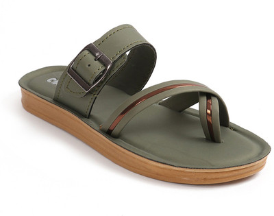 Comfro Women Flats(Olive , 6)