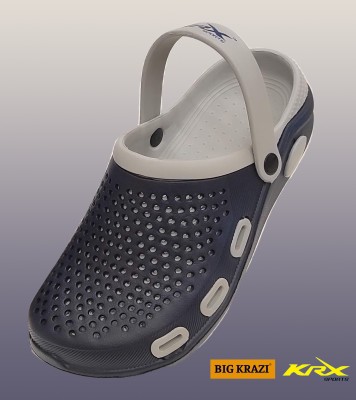 Big Krazi Men Clogs(Black, Grey , 9)