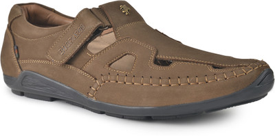 BUCKAROO Men Sandals(Olive , 9)