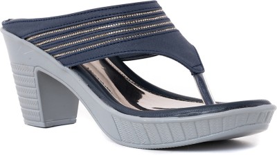 Khadim's Women Heels(Blue , 7)