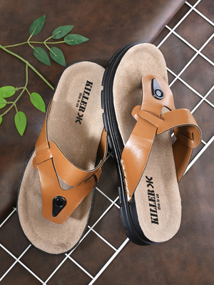 KILLER Men Sandals(Tan , 7)