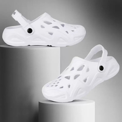 Vintex Men Clogs(White , 7)