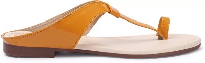 SM Creations Women Flats(Yellow , 9)