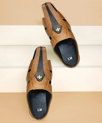 Dream Makers Men Sandals(Brown , 10)